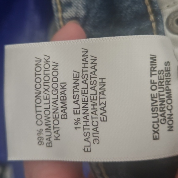 NWT Silver Aiko embroidered distressed shorts size 25 - Picture 12 of 12